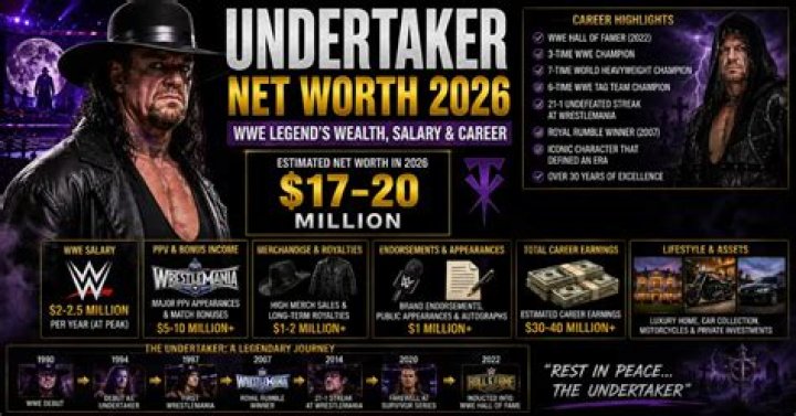 The Undertaker Net Worth, WWE Career, Personal Life And